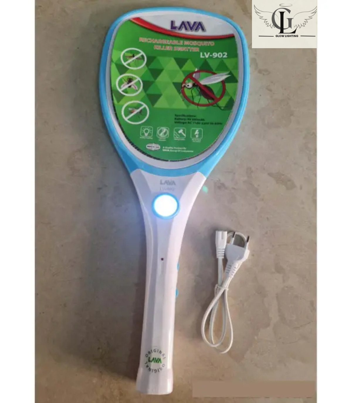 LAVA rechargeable mosquito killer swatter racket