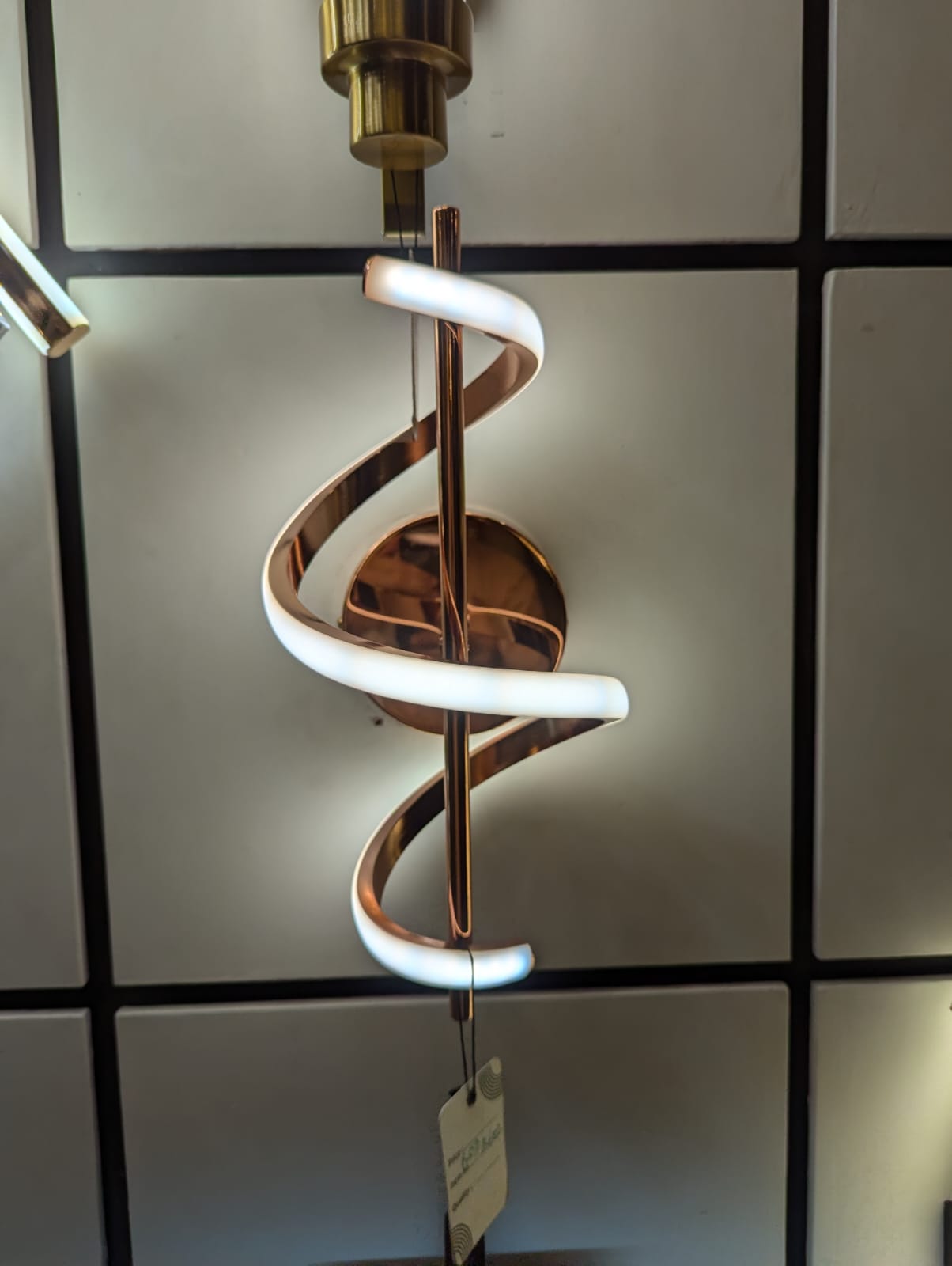 Spiral Wall Light
