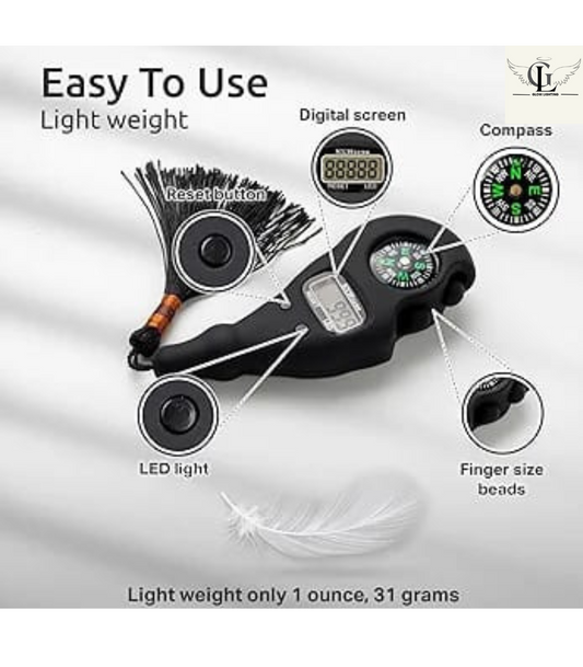 Premium Quality Digital Tasbeeh Counter with LED Display and Compass