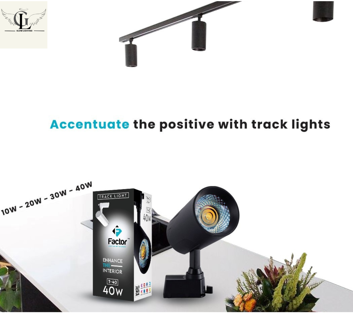 Track Light 10,20,30,40 watts