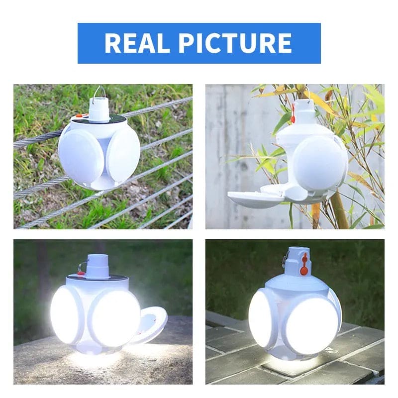 Football Foldable Solar Light Emergency Light